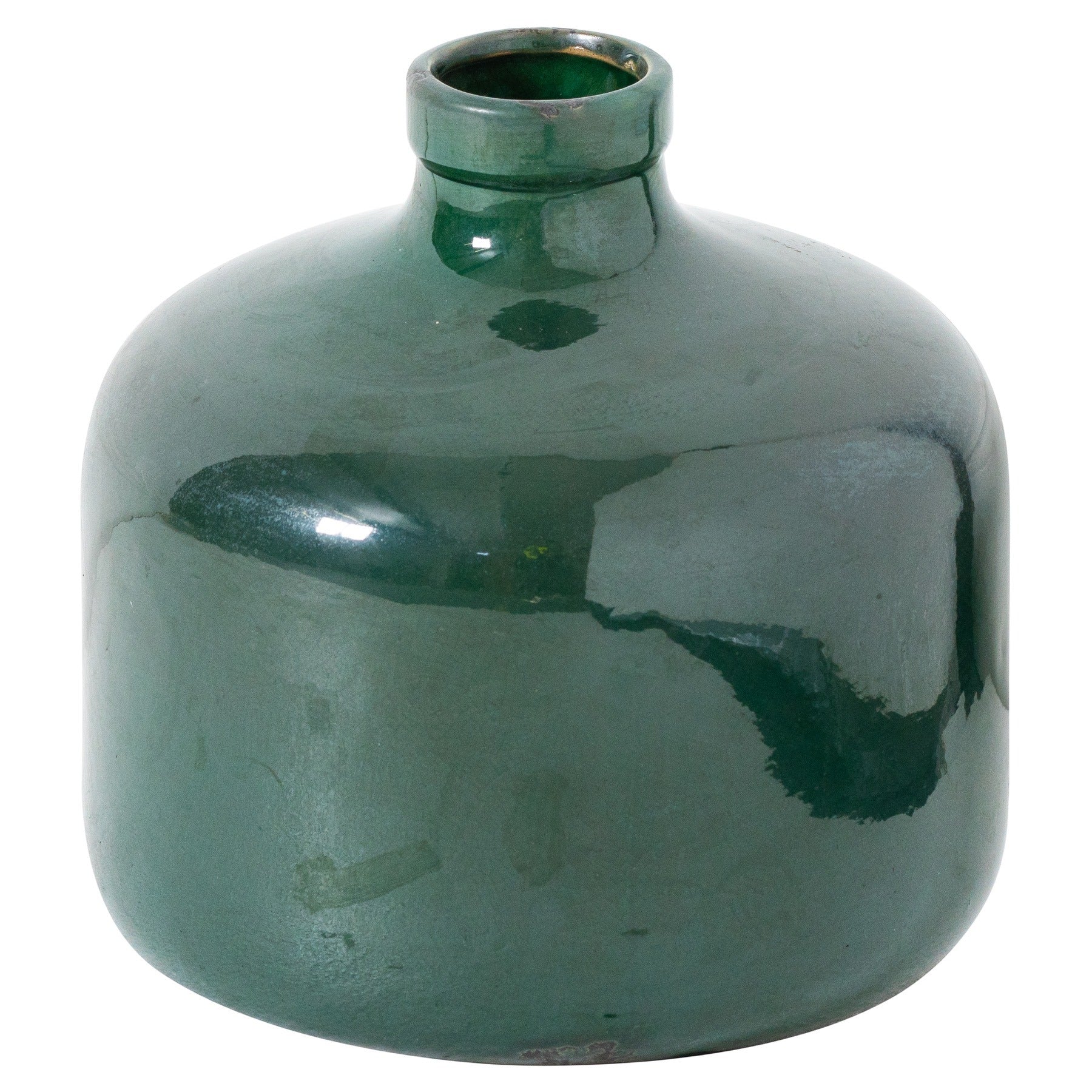 Desio Emerald Glazed Eve Vase