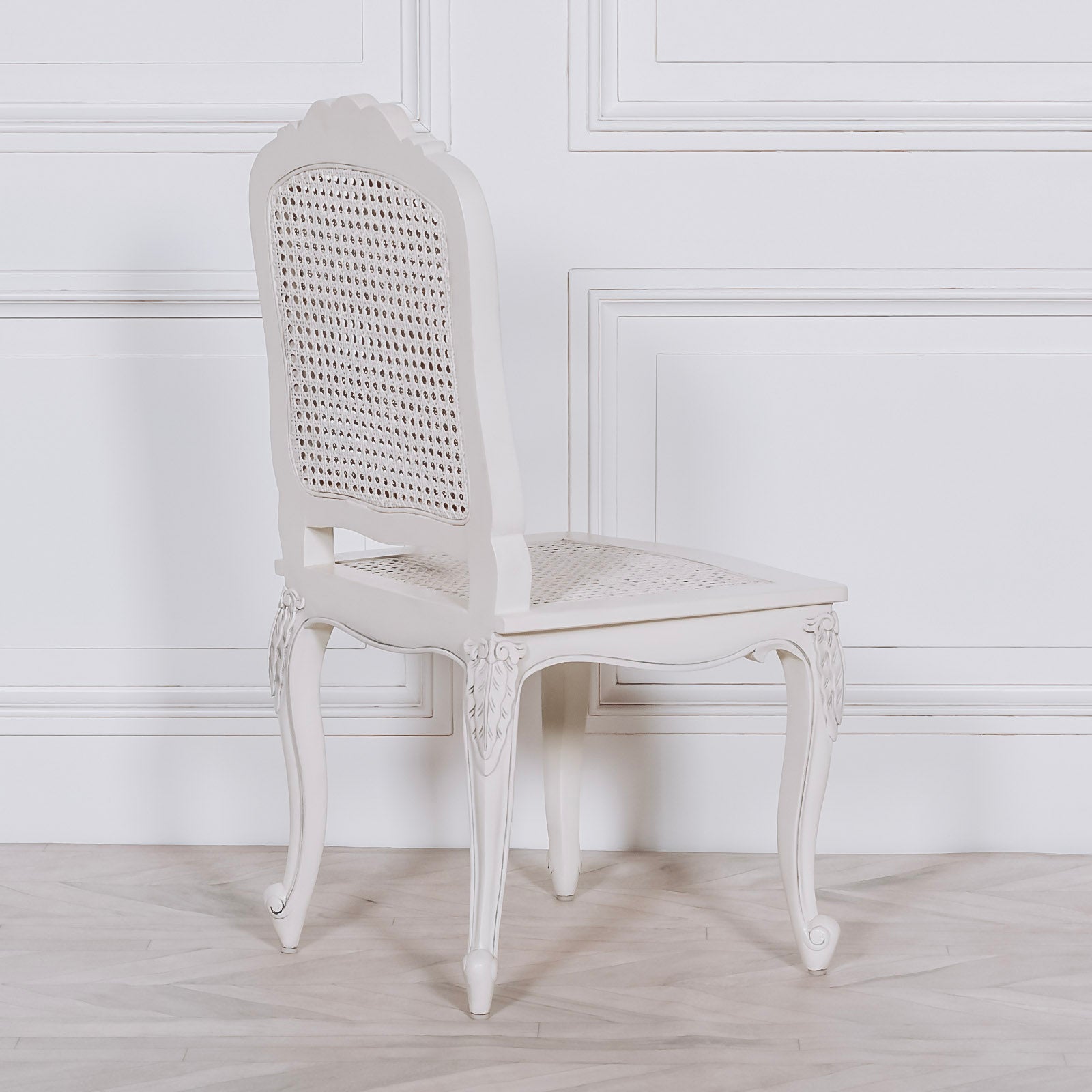 Forio Off White Rattan Dining Chair