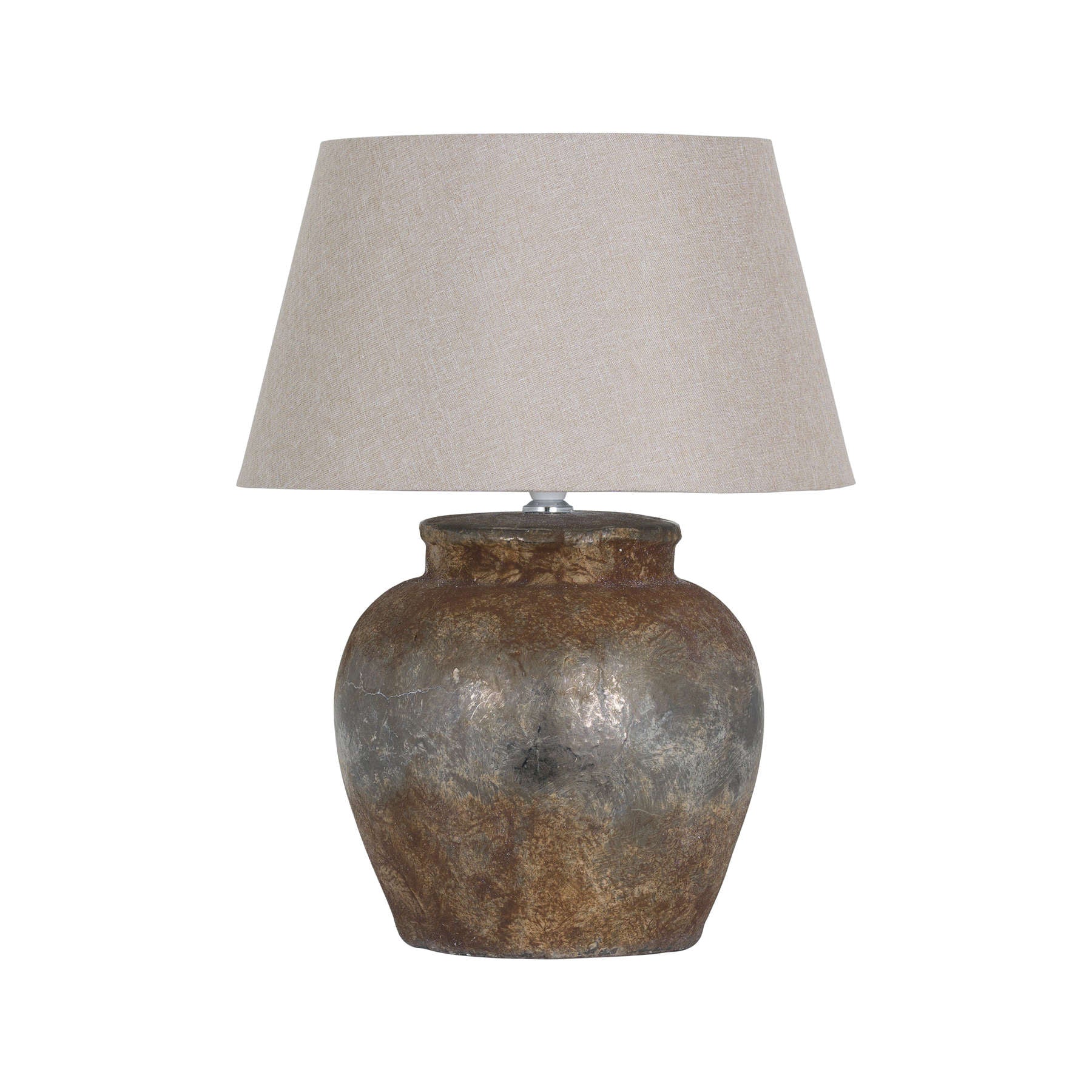 Castello Aged Stone Ceramic Table Lamp - Apollo Homeware