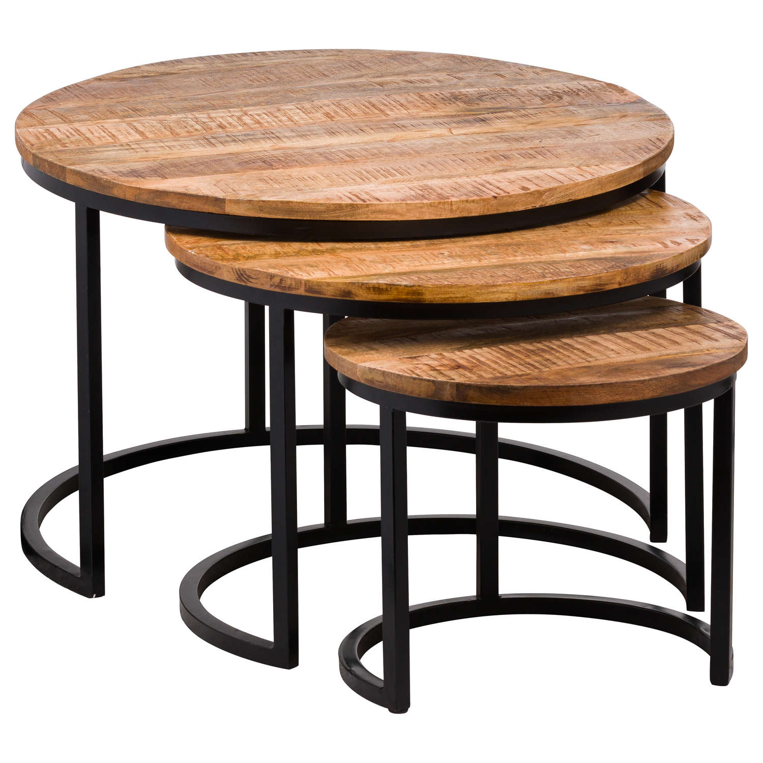 Marchio Set Of Three Industrial Tables