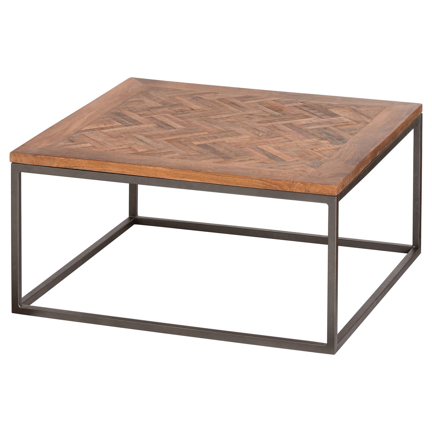 Hoxton Coffee Table With Parquet Top