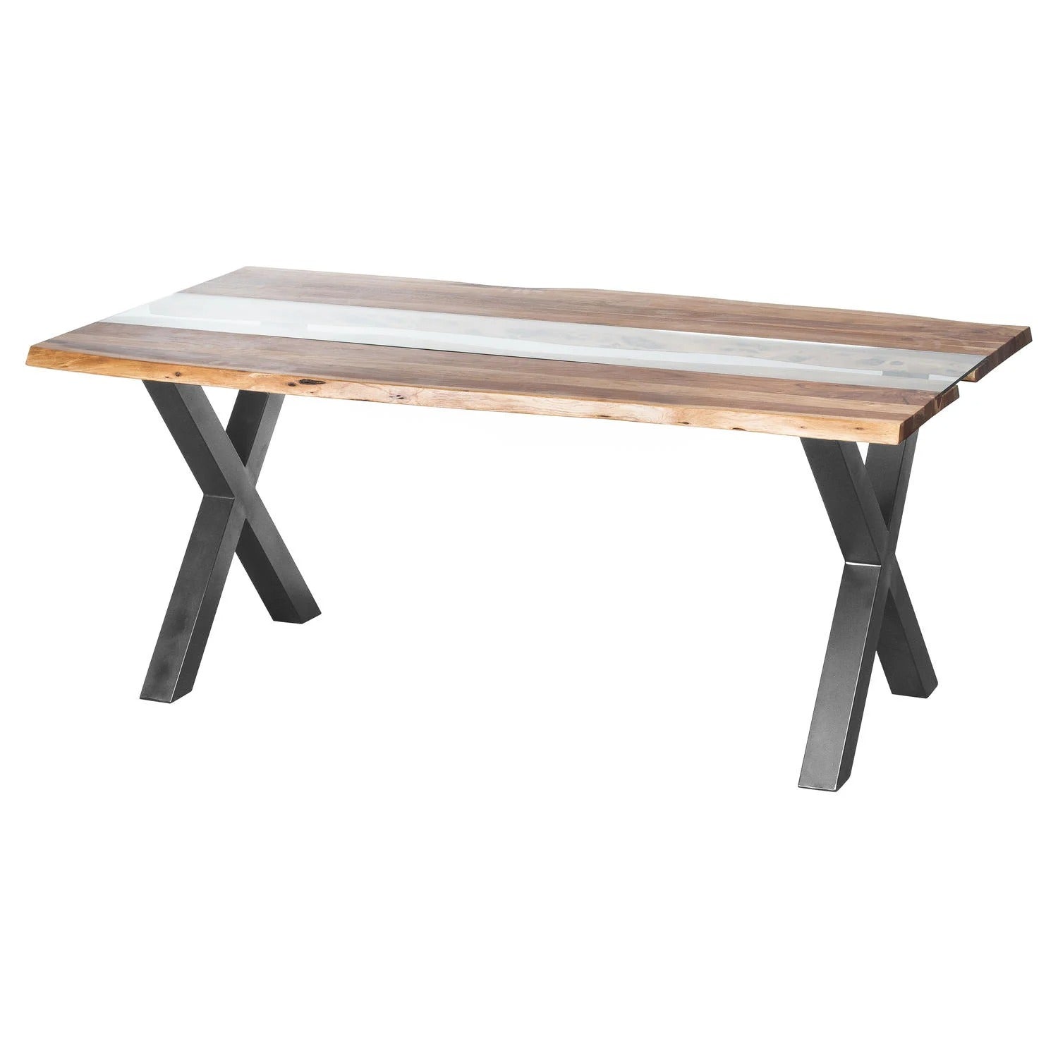 Statera Live Edge Collection River Dining Table