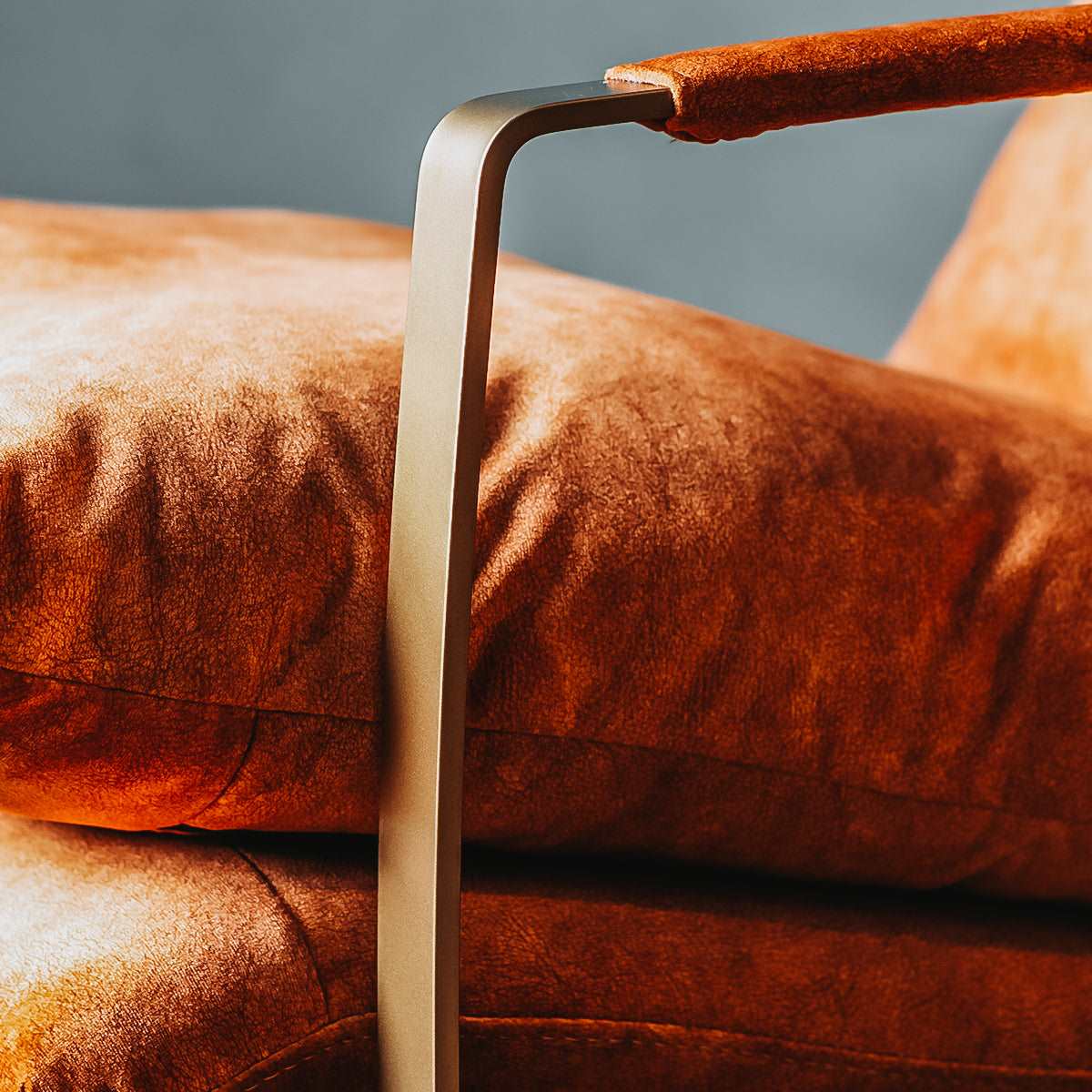 Sisu Ochre Fabric Lounger Armchair