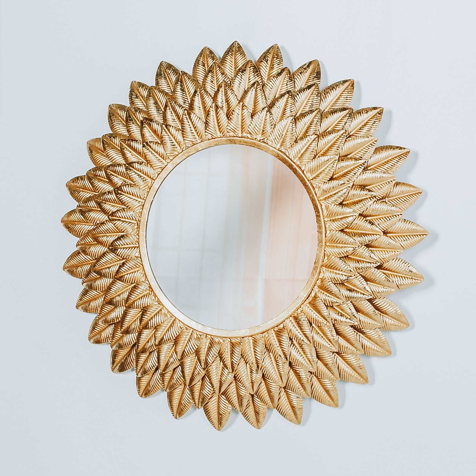 Muro Gold Sunflower Mirror